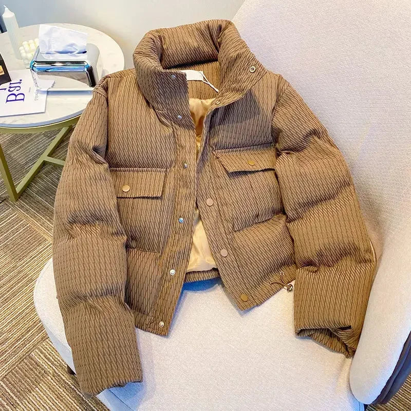 veste matelassée, hauts chauds, manteau décontracté ample, vêtements d'hiver, mode, nouveau