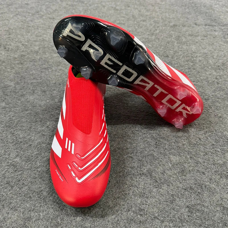 Botas de fútbol, para entrenamiento en interiores, antideslizantes, ultraligeras