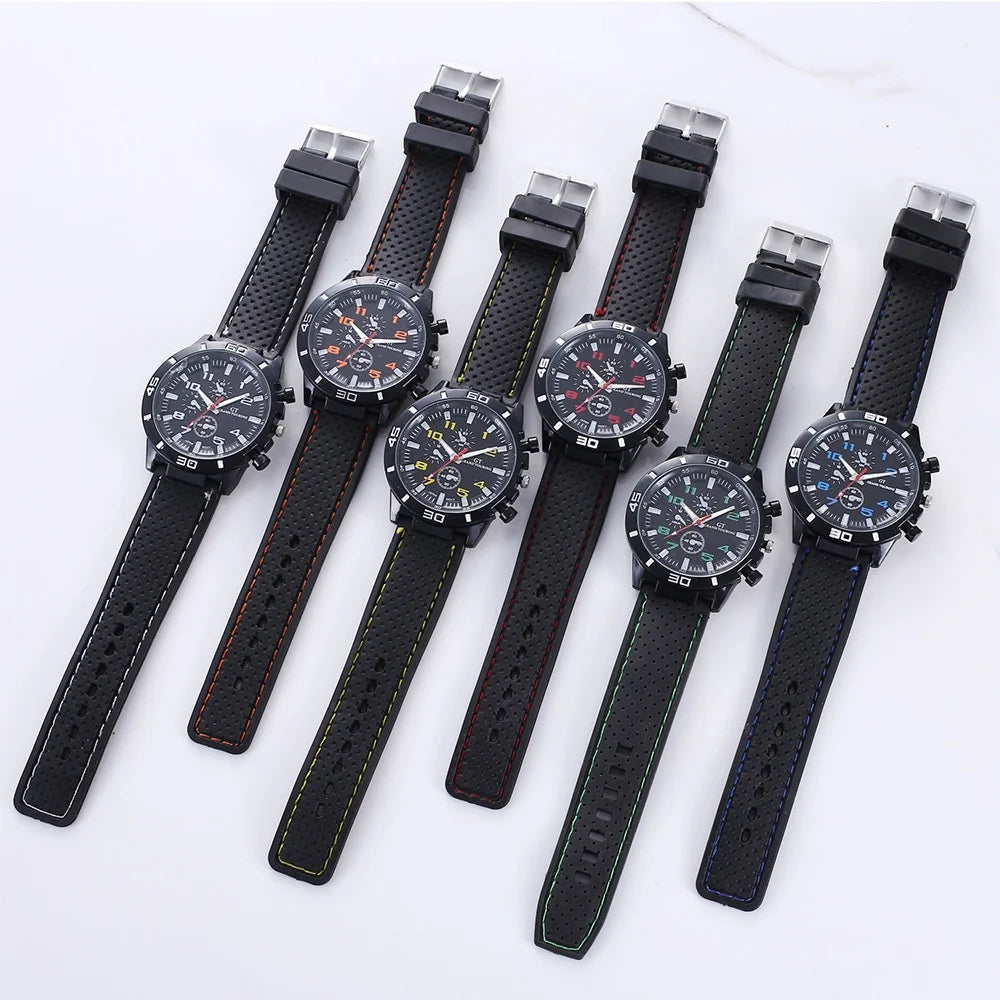 Reloj De Moda Masculino Silicone a prueba de agua
