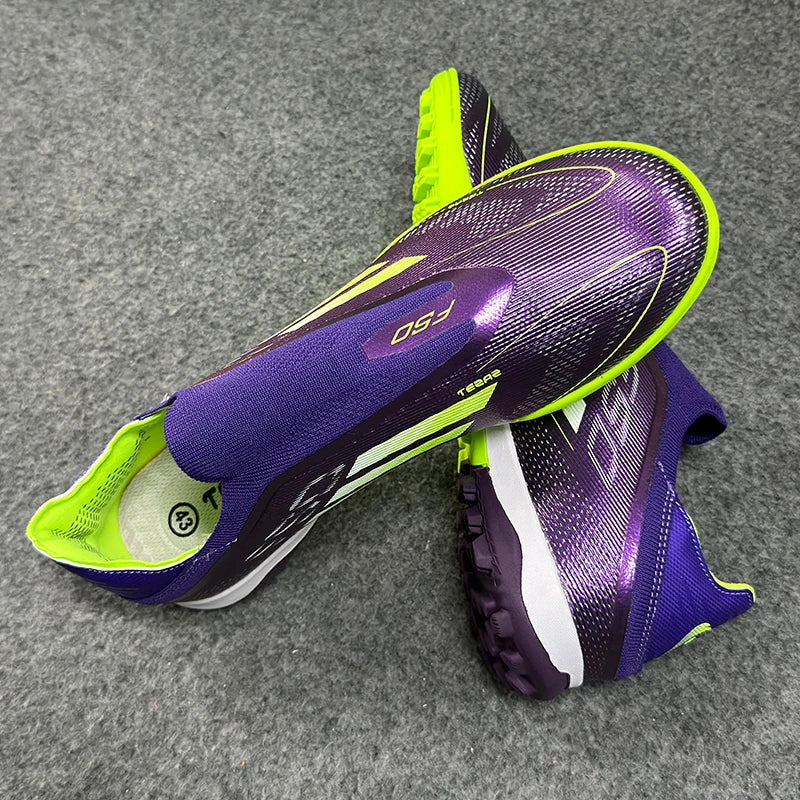 Botas de fútbol para hombre y mujer, originales, con tacos, para entrenamiento en interiores, antideslizantes, ultraligeras, FG/TF