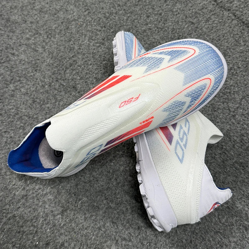 Botas de fútbol para hombre y mujer, originales, con tacos, para entrenamiento en interiores, antideslizantes, ultraligeras, FG/TF