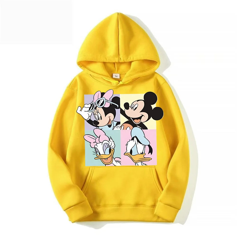 Sudadera con capucha informal para mujer, jersey condibujos animados