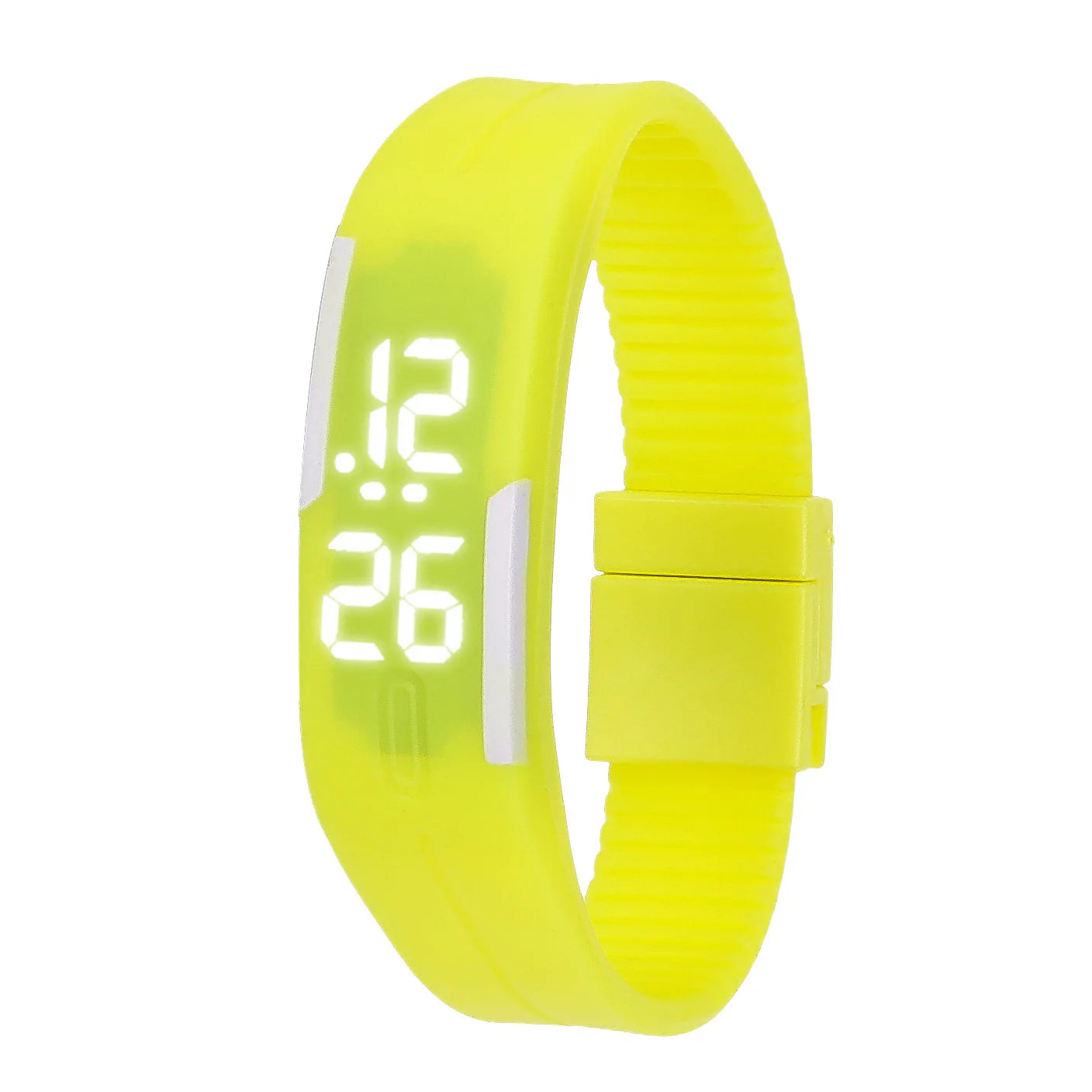 Relojes deportivos digitales para adultos y niños , reloj de pulsera con correa de silicona y pantalla LED