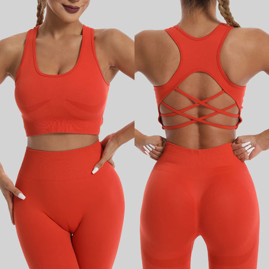 Conjuntos de yoga, ropa deportiva, entrenamiento, sujetador deportivo, ropa de gimnasio