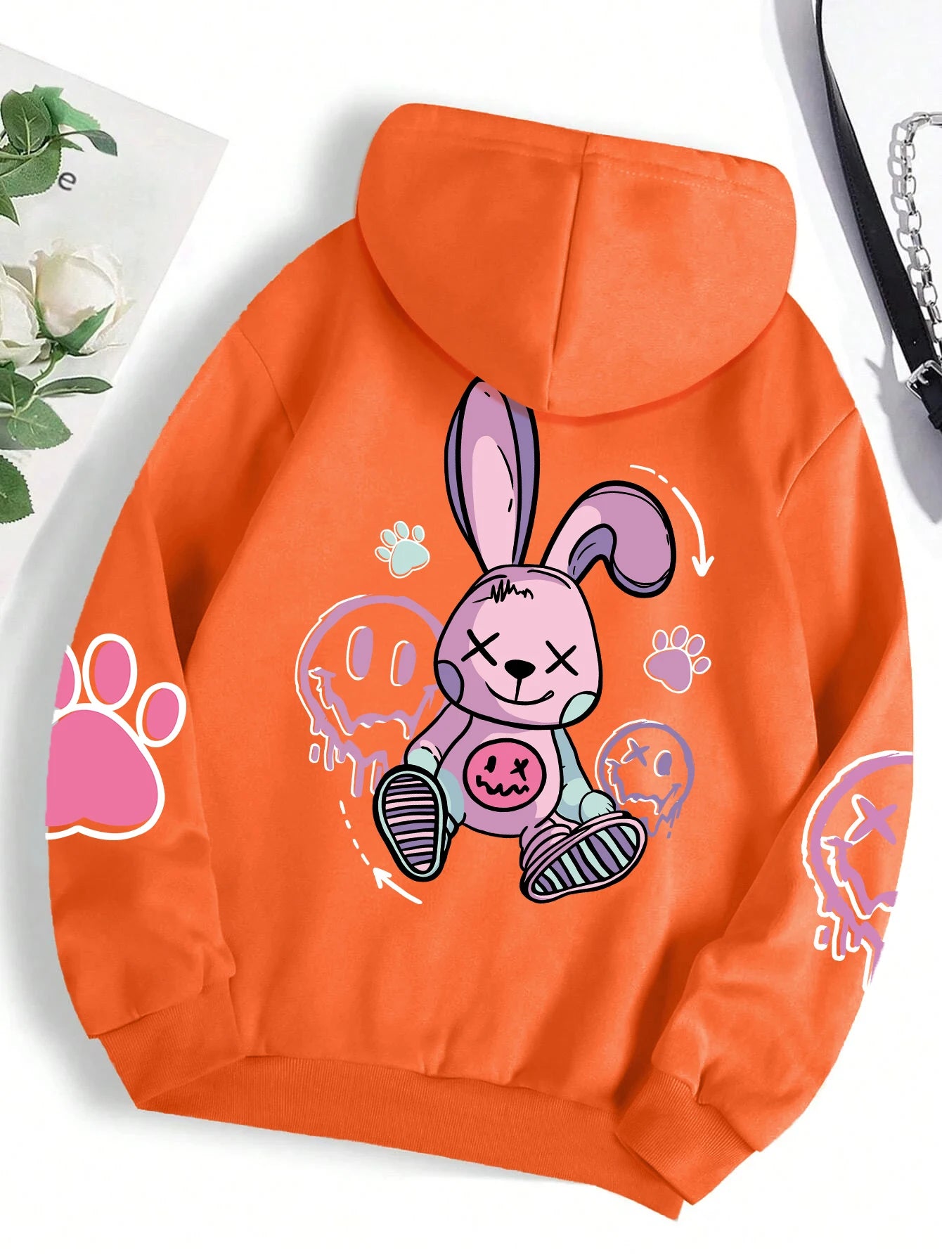 Sudaderas con capucha mujer moda Sudadera con capucha de gran tamaño suelta nuevas sudaderas otoño ropa de lana cálida