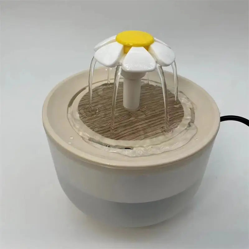 Bebedero eléctrico silencioso para gatos con filtro automático y USB de 1200 ml, bebedero con filtro y recirculación para gatos.