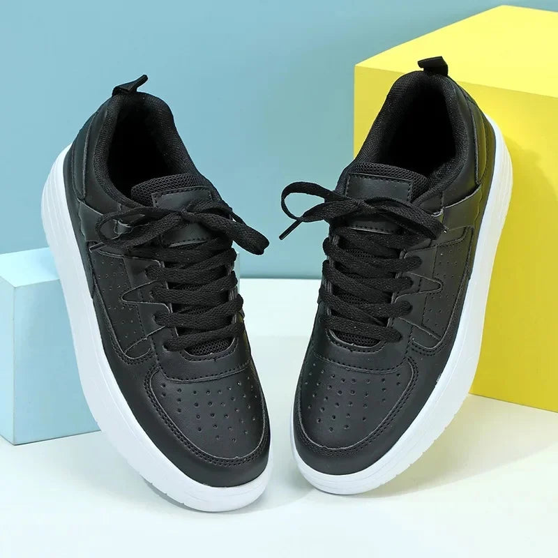 35,36,37 Zapatillas estilo mujer cómodas para exteriores, informales, con suela gruesa y suave, estilo moderno, transpirables, versión mejorada.