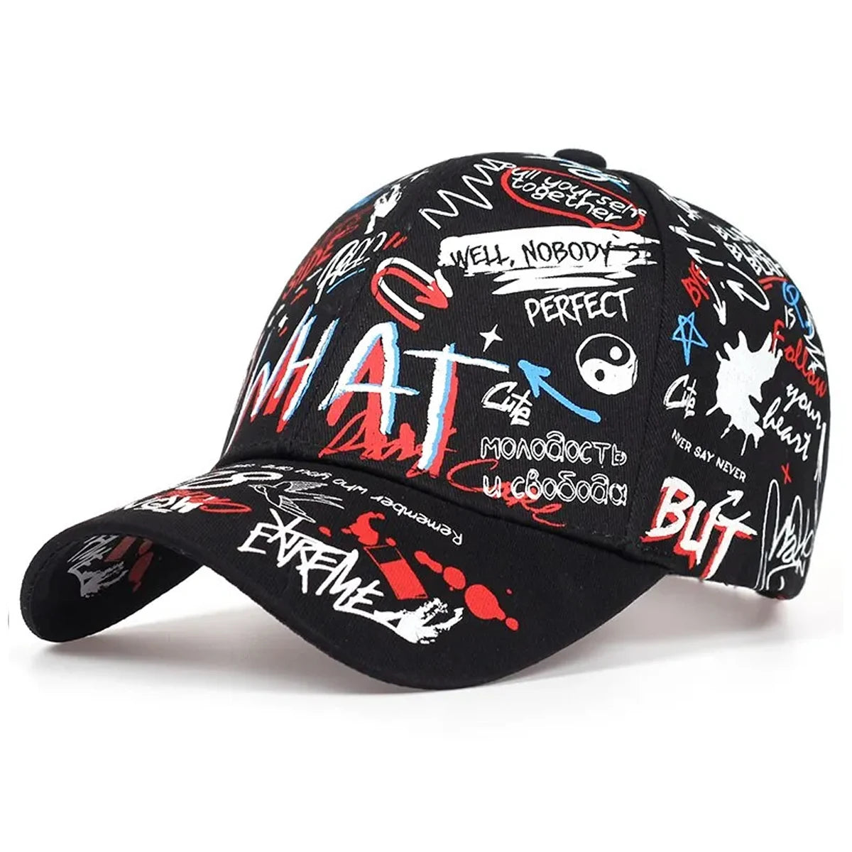 gorras de béisbol de tendencia de personalidad para hombres y mujeres