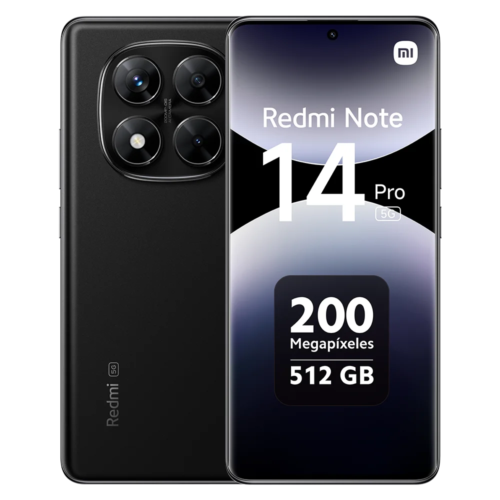 Xiaomi Redmi Note 14 Pro 5G Versión Europea 256 GB/512 GB MTK Dimensity 7300-Ultra Pantalla AMOLED de 6,67" 120 Hz Cámara principal de 200 MP OIS Carga de 45 W, IP68, NFC