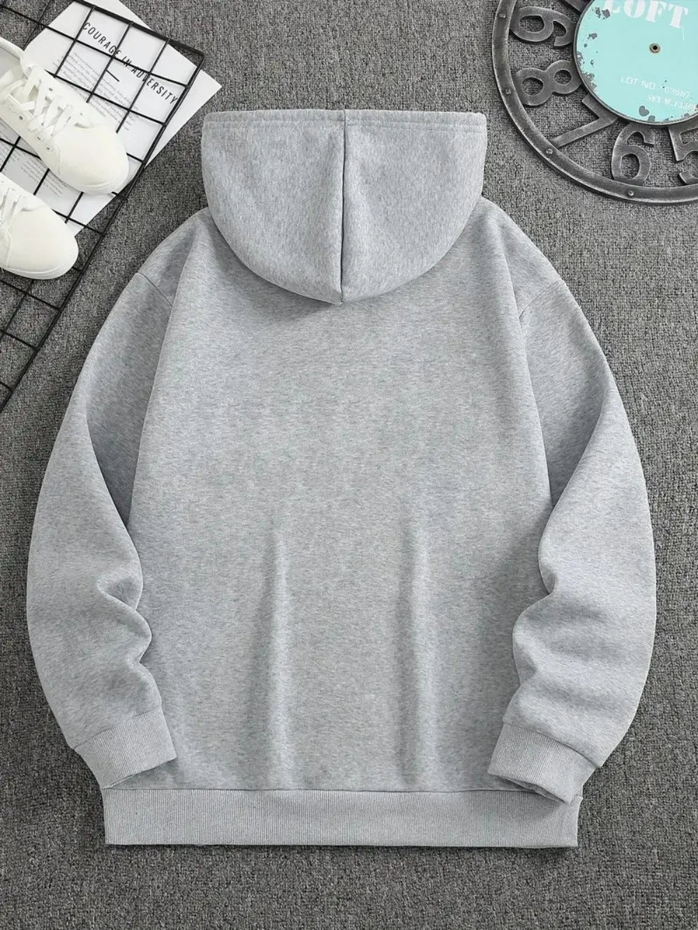 sudadera nueva moda de otoño para hombres con estampado de letras cómoda y suave Sudadera con capucha deportes urbanos al aire libre ropa casual