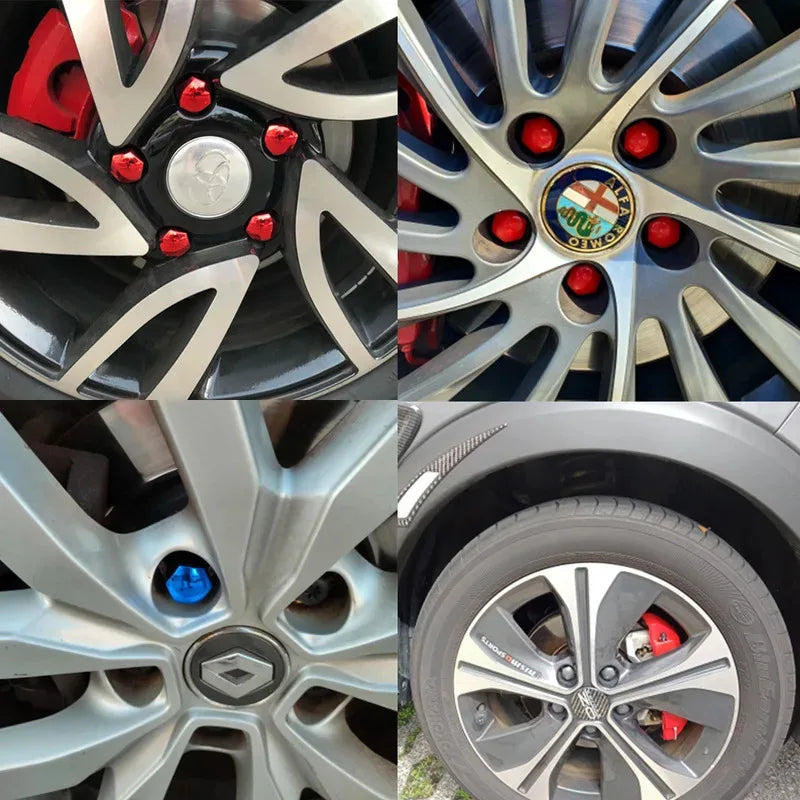 20 unidades Tapas protectoras para tuercas de rueda de coche, 17/19/21 mm, antioxidantes,( Mira que llave coge tu tuerca antes de comprar )