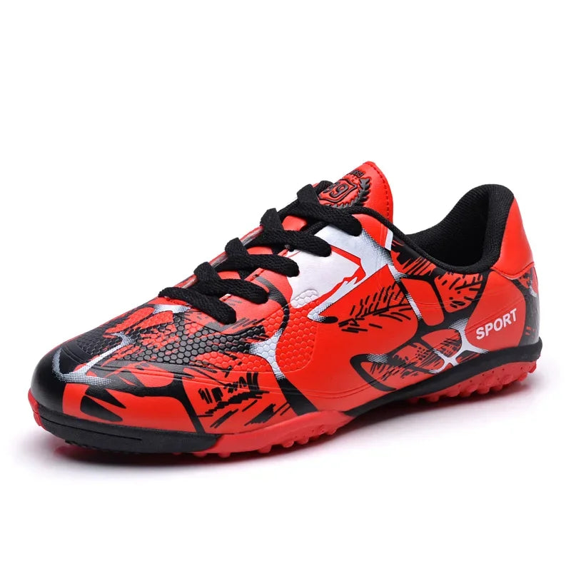Botas de fútbol para niños, para entrenamiento en césped interior y exterior