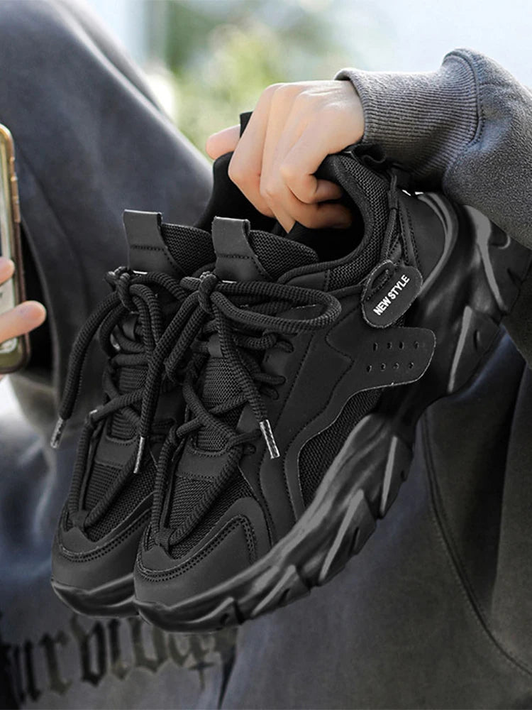Zapatos de hombre para primavera y verano, de malla, transpirables, informales, deportivos y para correr