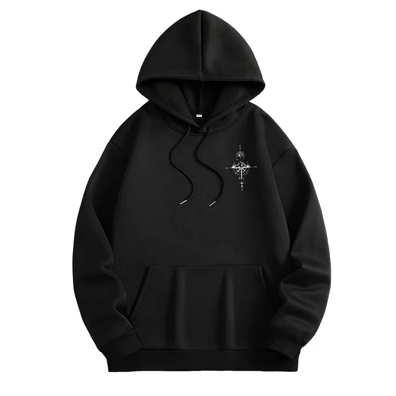 Sudaderas con capucha para hombre, sudaderas con capucha de manga larga de alta calidad, tops deportivos informales para primavera y otoño, ropa para hombre