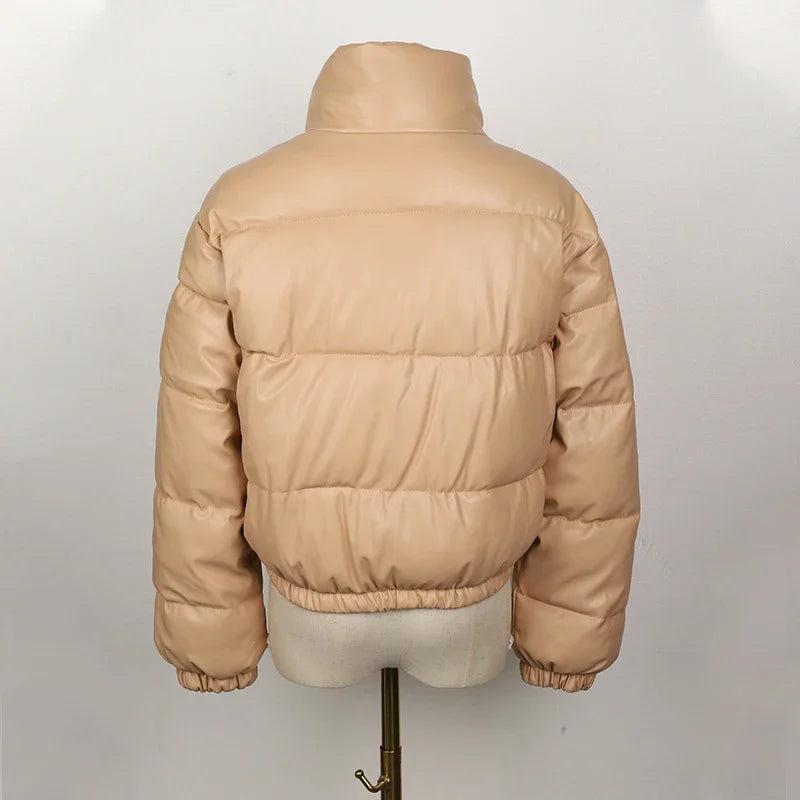 Veste en fausse fourrure noire épaisse et chaude à la mode, vestes élégantes en fausse fourrure à fermeture éclair pour femmes