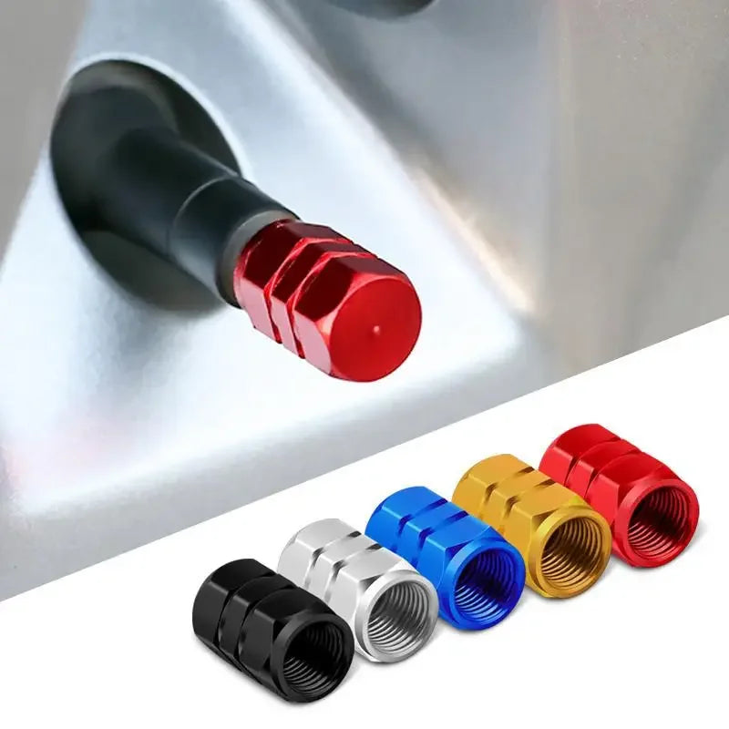 Tapas de válvulas de neumáticos, accesorios decorativos para neumáticos para ruedas de coches, motocicletas y bicicletas, cubiertas a prueba de polvo.
