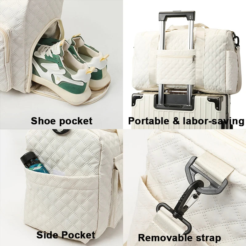 Bolso de viaje de moda, bolso de mano de gran capacidad, bolso de mano para hombre y mujer, bolso de hombro para exteriores, bolso deportivo impermeable para gimnasio.