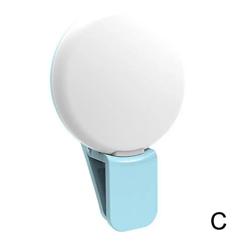 Mini luz LED para selfies, lámpara portátil para selfies en teléfono móvil, luz con clip para selfies, luz de relleno con clip para fotografía, accesorios
