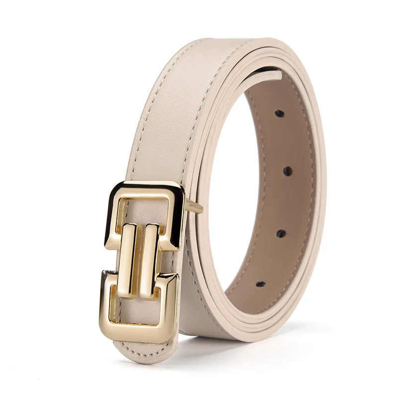 Cinturón colorido para mujer, falda sencilla y versátil, pantalones de pierna ancha