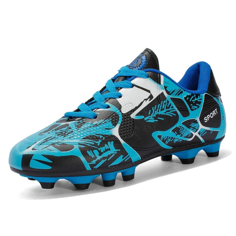 Botas de fútbol para niños, para entrenamiento en césped interior y exterior