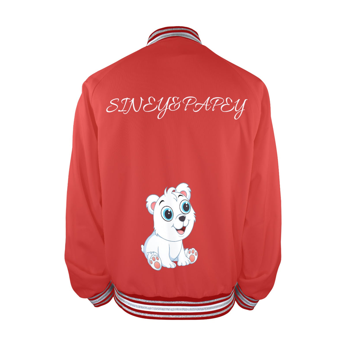 Nueva chaqueta siney&papey para hombre con estampado de perrito en la espalda