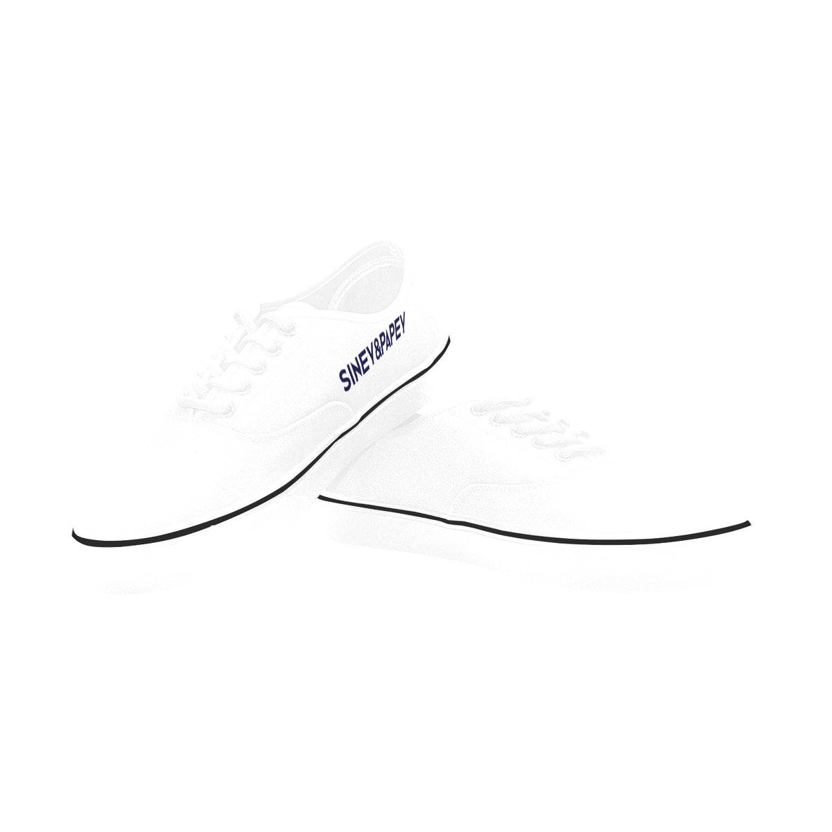 Zapatilla clásica de lona de corte bajo para hombre