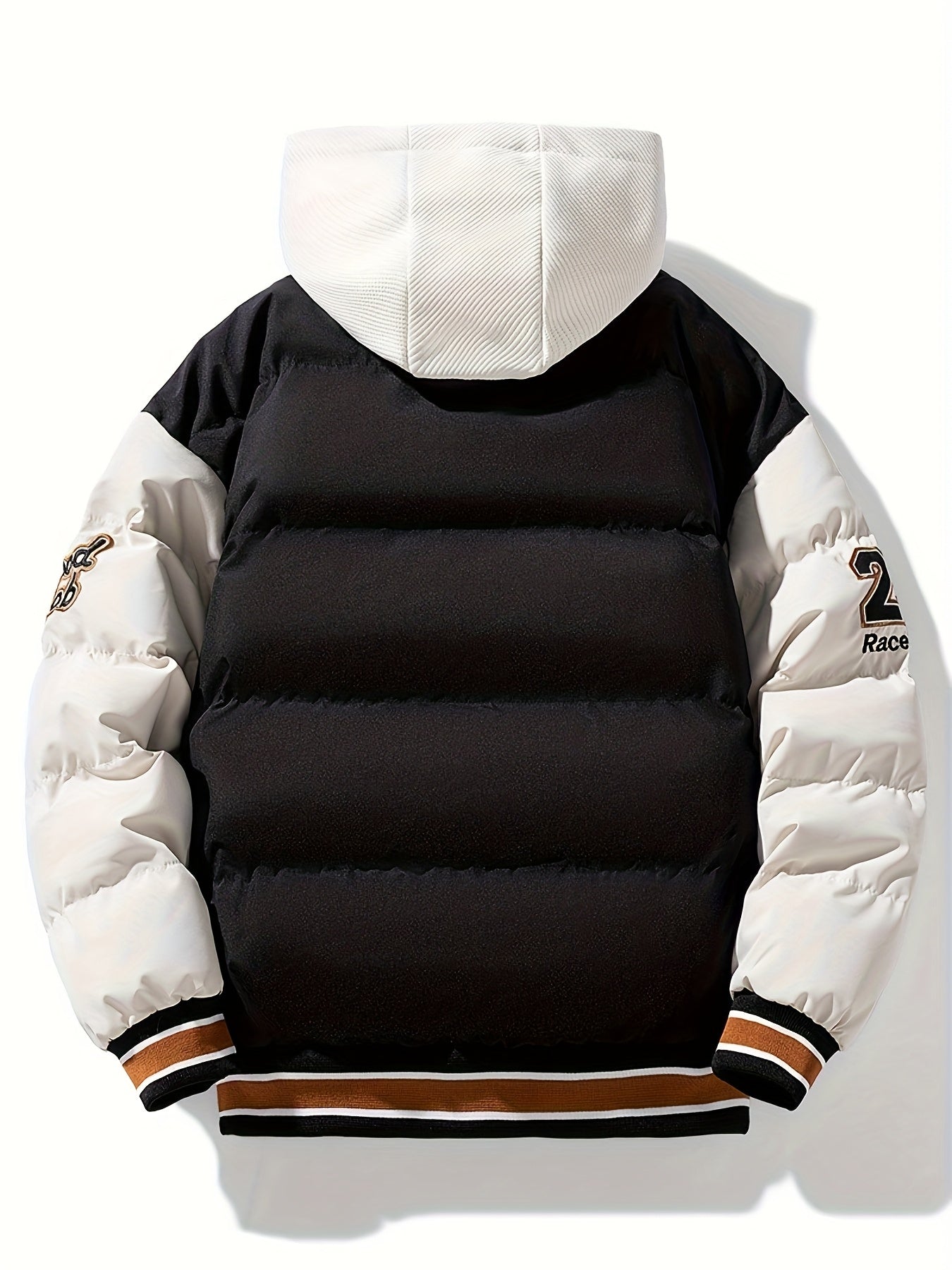 Chaqueta de Invierno para Hombre Dos en 1 con Cierre Completo y Cuello Con Capucha - Ropa Térmica Pesada, Abrigo Largo Entallado al 100% Zippeable
