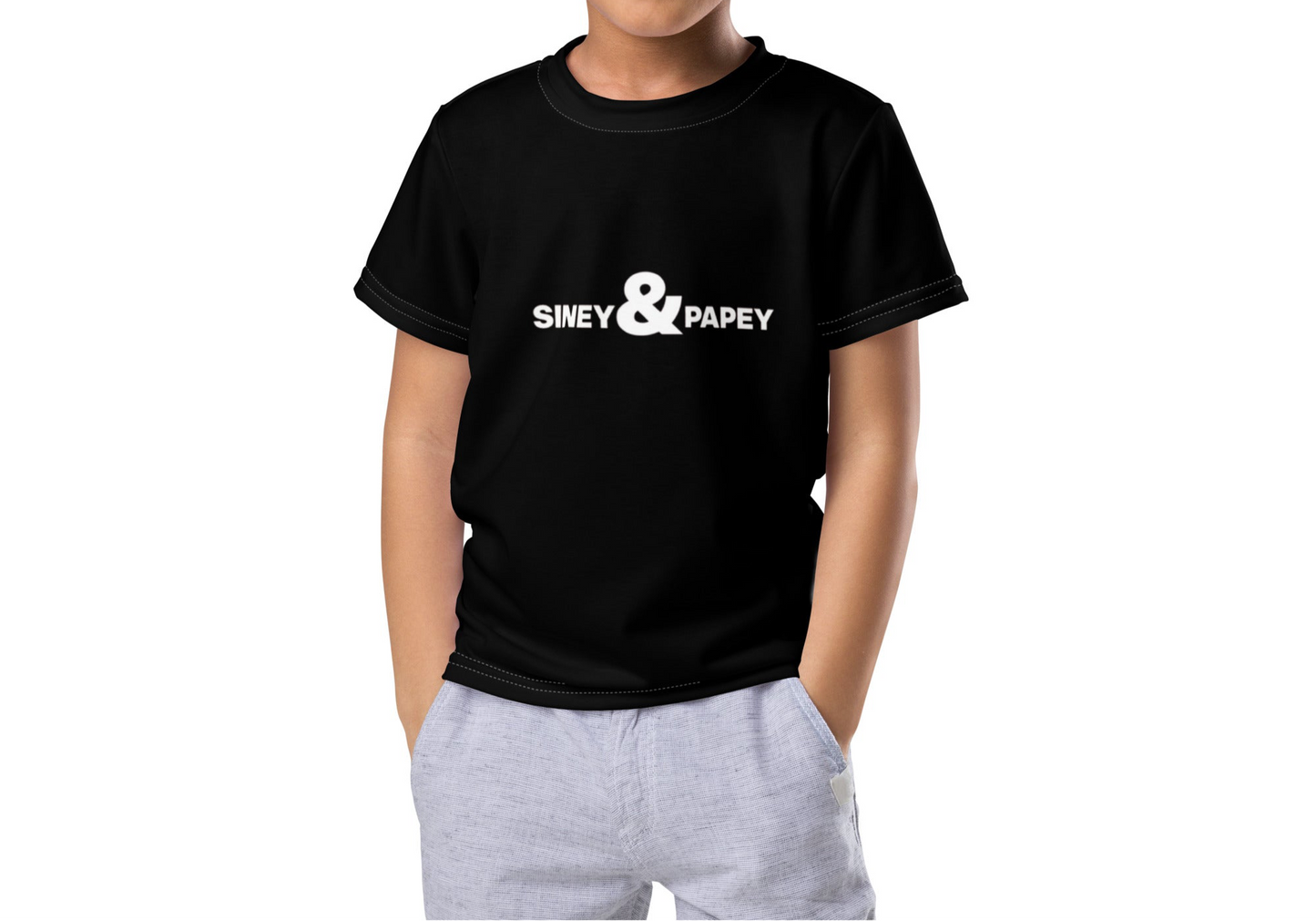 Camiseta cuello redondo niño