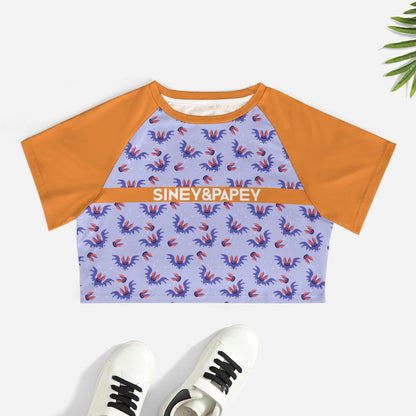 Camiseta de manga corta y ombligo al descubierto
