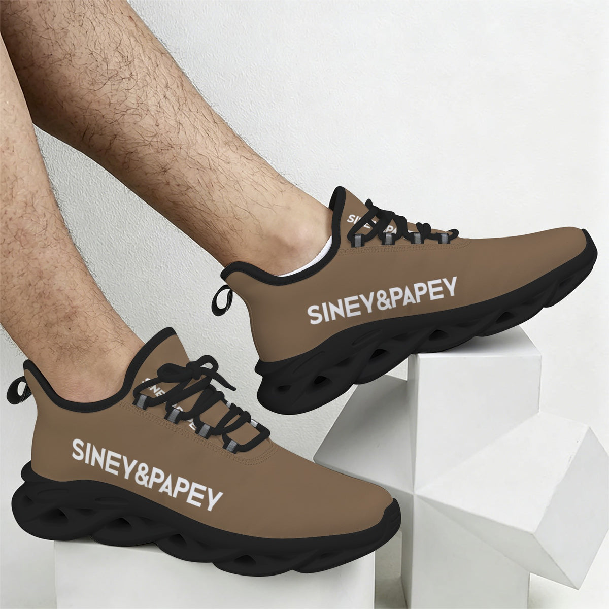 Zapatillas para hombre con suela retorcida para deporte y moda