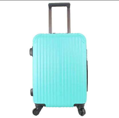 Maleta Avión Equipaje de Mano Viaje Cabina Trolley ABS Rígida 4 Ruedas Maleta de cabina rigida con asa telescopica 55x35x20CM