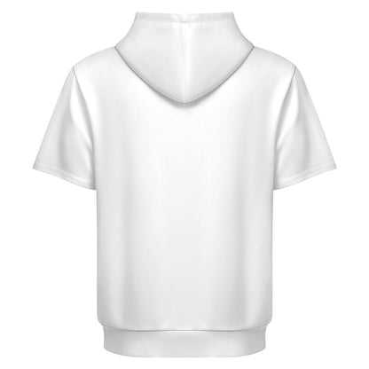 Sudadera con capucha y manga corta de tendencia