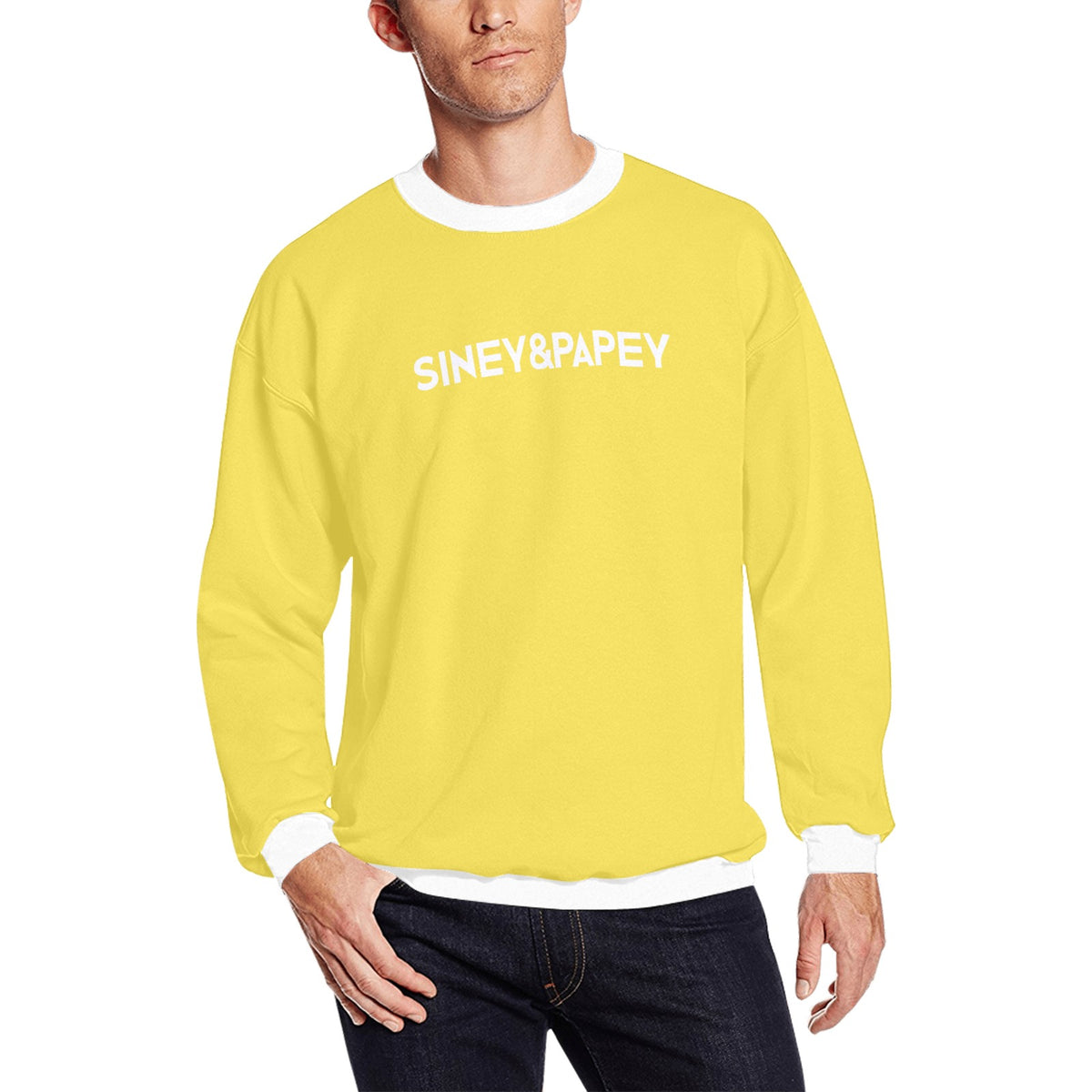 Sudadera afelpada para hombre con estampado integral