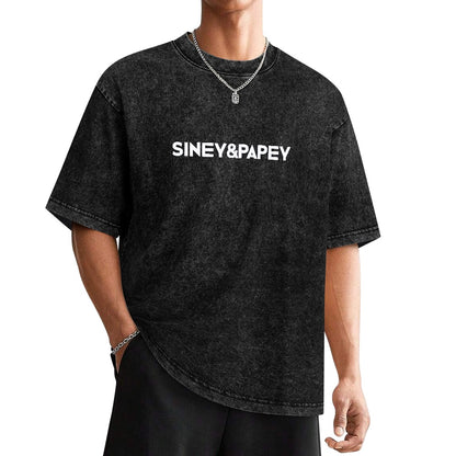 Camiseta de manga corta con hombros descubiertos y efecto lavado vintage