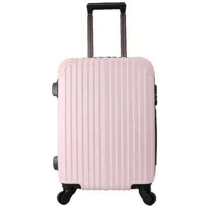 Maleta Avión Equipaje de Mano Viaje Cabina Trolley ABS Rígida 4 Ruedas Maleta de cabina rigida con asa telescopica 55x35x20CM