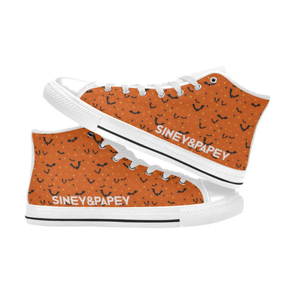 Zapatillas de lona de caña alta para mujer
