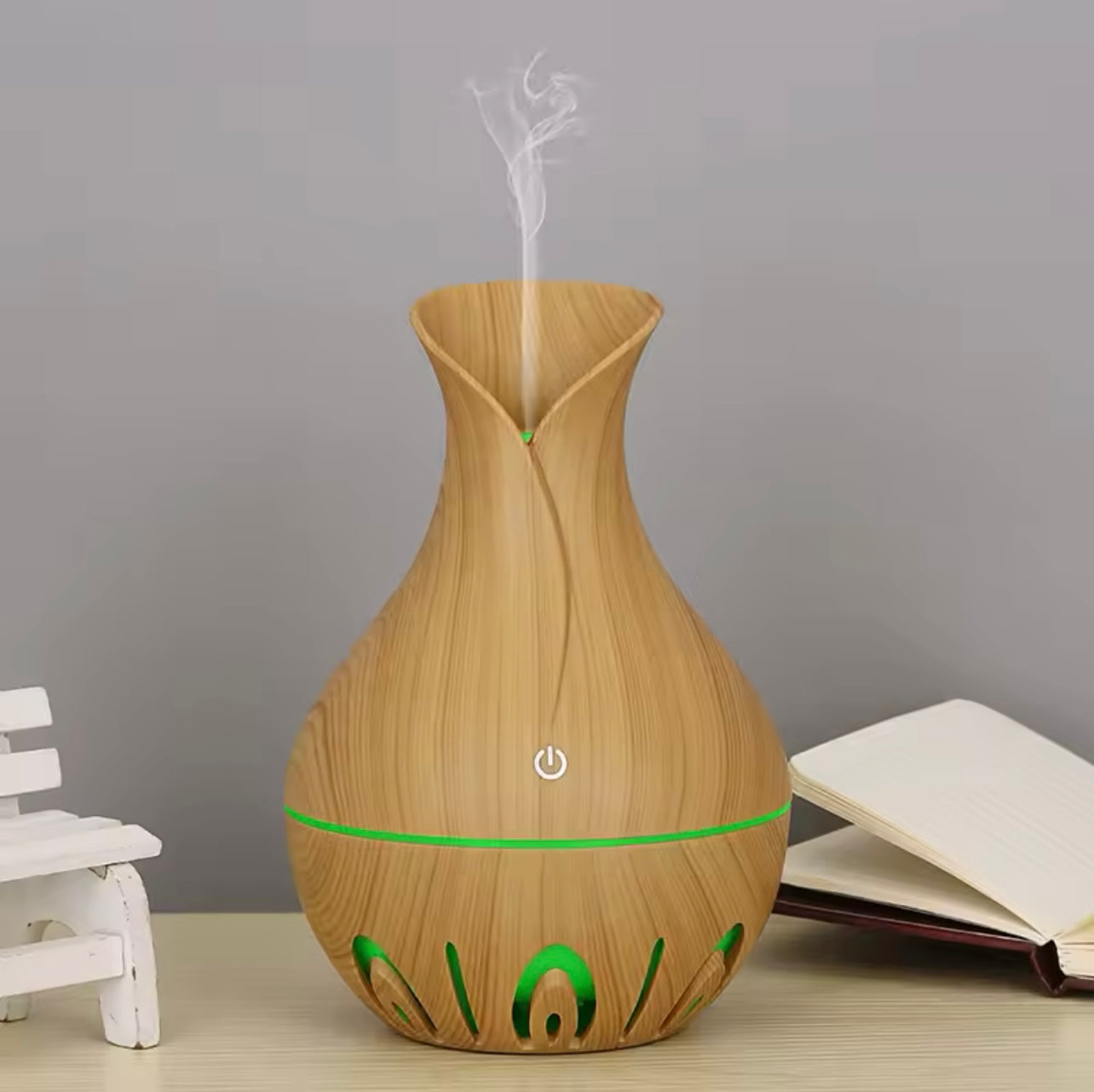 Humidificador de aire de 200 ml, difusor de aceites esenciales, generador de niebla USB, minihumidificador con luz colorida para el hogar, la oficina y el coche