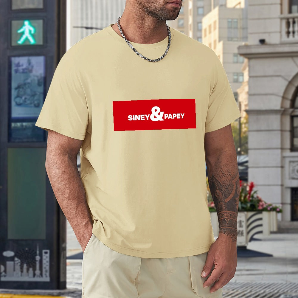 Camiseta de hombre 100% algodón