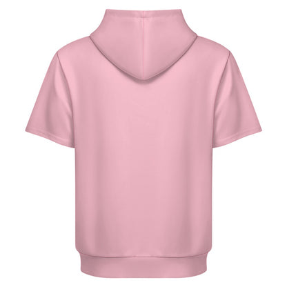 Sudadera con capucha y manga corta de tendencia