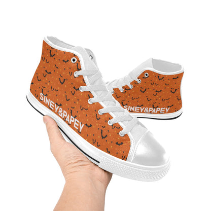 Zapatillas de lona de caña alta para mujer