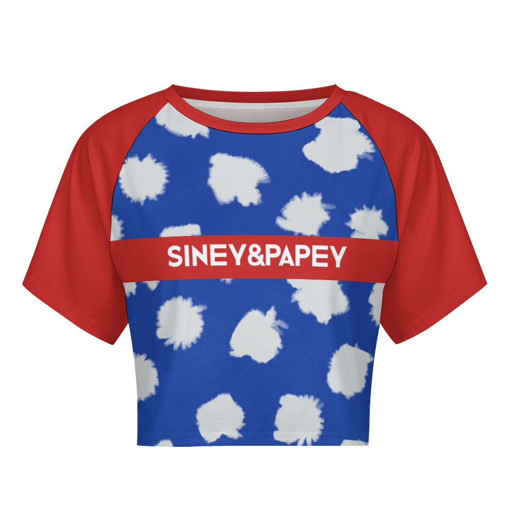Camiseta de manga corta y ombligo al descubierto