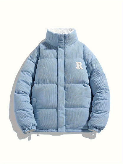 Chaqueta Reversible de Cuello Alto , Unisex y Versátil, Con Bajo y Puños Elásticos, Cuello Alto Estructurado, Diseño Moderno y Único,