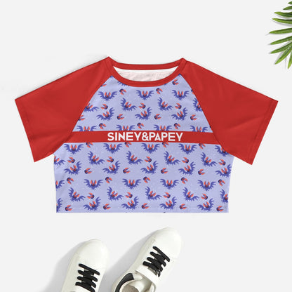 Camiseta de manga corta y ombligo al descubierto