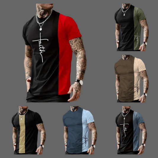 Camisetas de tendencia para hombre, camisetas con estampado de letras, cuello redondo, ropa informal de uso diario, camisetas deportivas de gran tamaño para fitness, tallas grandes 6XL