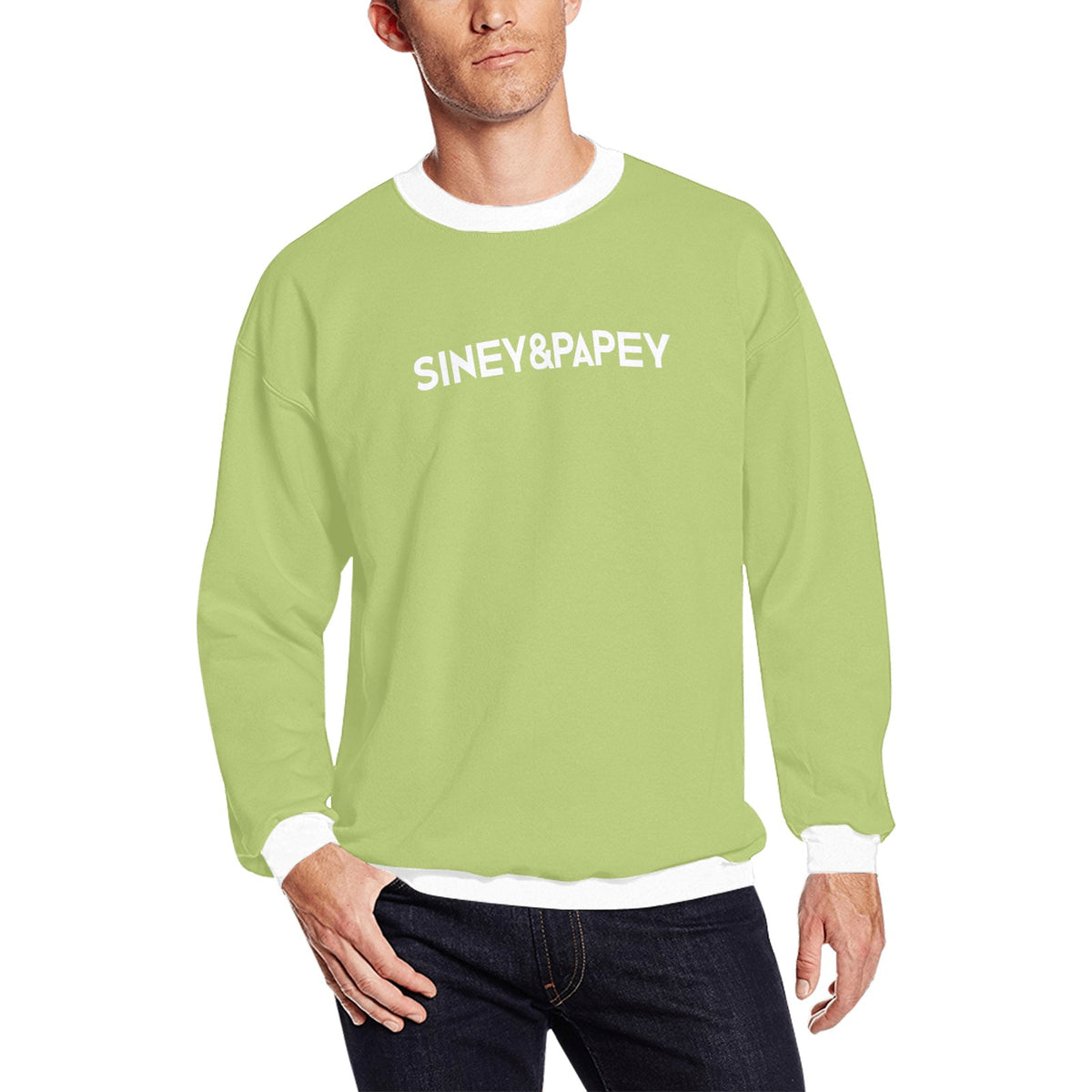 Sudadera afelpada para hombre con estampado integral