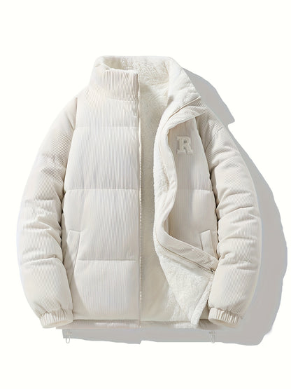Chaqueta Reversible de Cuello Alto , Unisex y Versátil, Con Bajo y Puños Elásticos, Cuello Alto Estructurado, Diseño Moderno y Único,