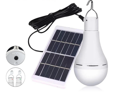 Lámpara solar LED para exteriores, impermeable, portátil, para jardín, luz colgante, para senderismo, pesca, luces de emergencia