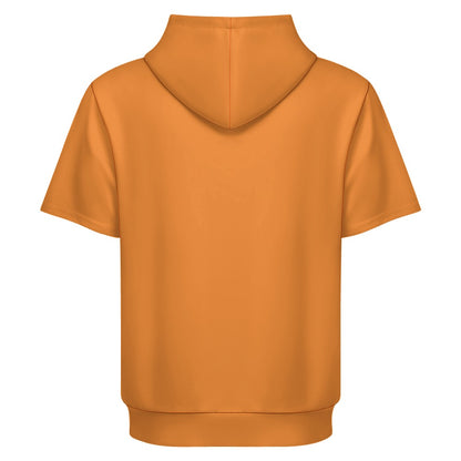 Sudadera con capucha y manga corta de tendencia