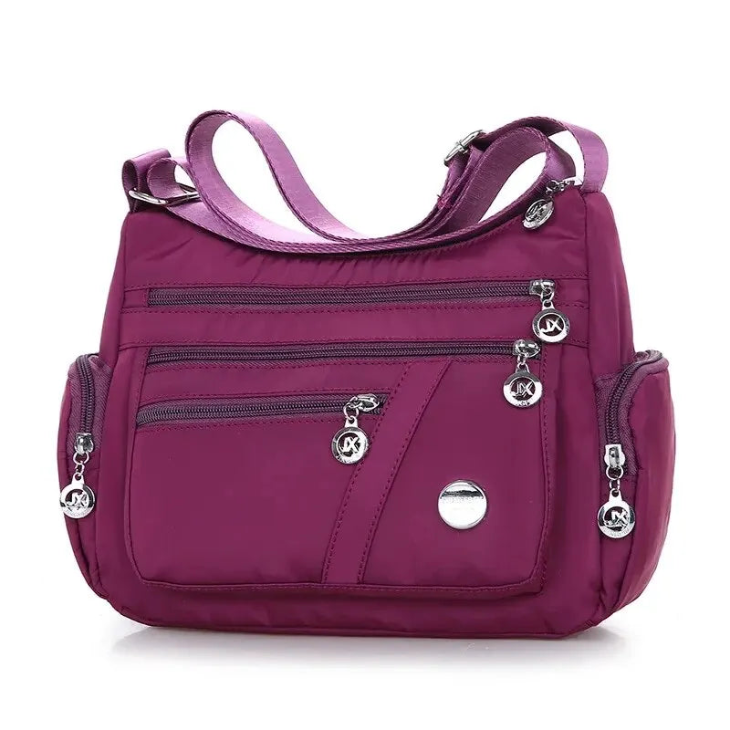 Bolso impermeable de nailon para mujer, bandoleras para mujer, bolso de hombro de viaje de gran capacidad, bolsos informales de alta calidad