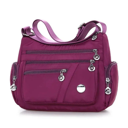 Bolso impermeable de nailon para mujer, bandoleras para mujer, bolso de hombro de viaje de gran capacidad, bolsos informales de alta calidad